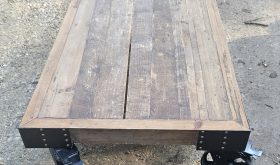 Compact Wood Dolly – Heavy Duty 4 Wheel Rolling Cart