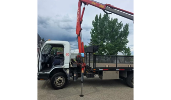 2006 Mitsubishi Fuso medium-duty truck FE 180 Deck Truck with Ferrari Crane full