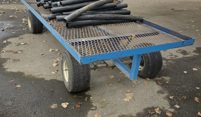 (2) 4′ x 10′ Four Wheel Steer Utility Carts. full