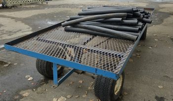 (2) 4′ x 10′ Four Wheel Steer Utility Carts. full