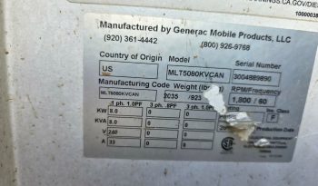 2019 Magnum Pro MLT5080KV diesel-powered vertical mast light tower full